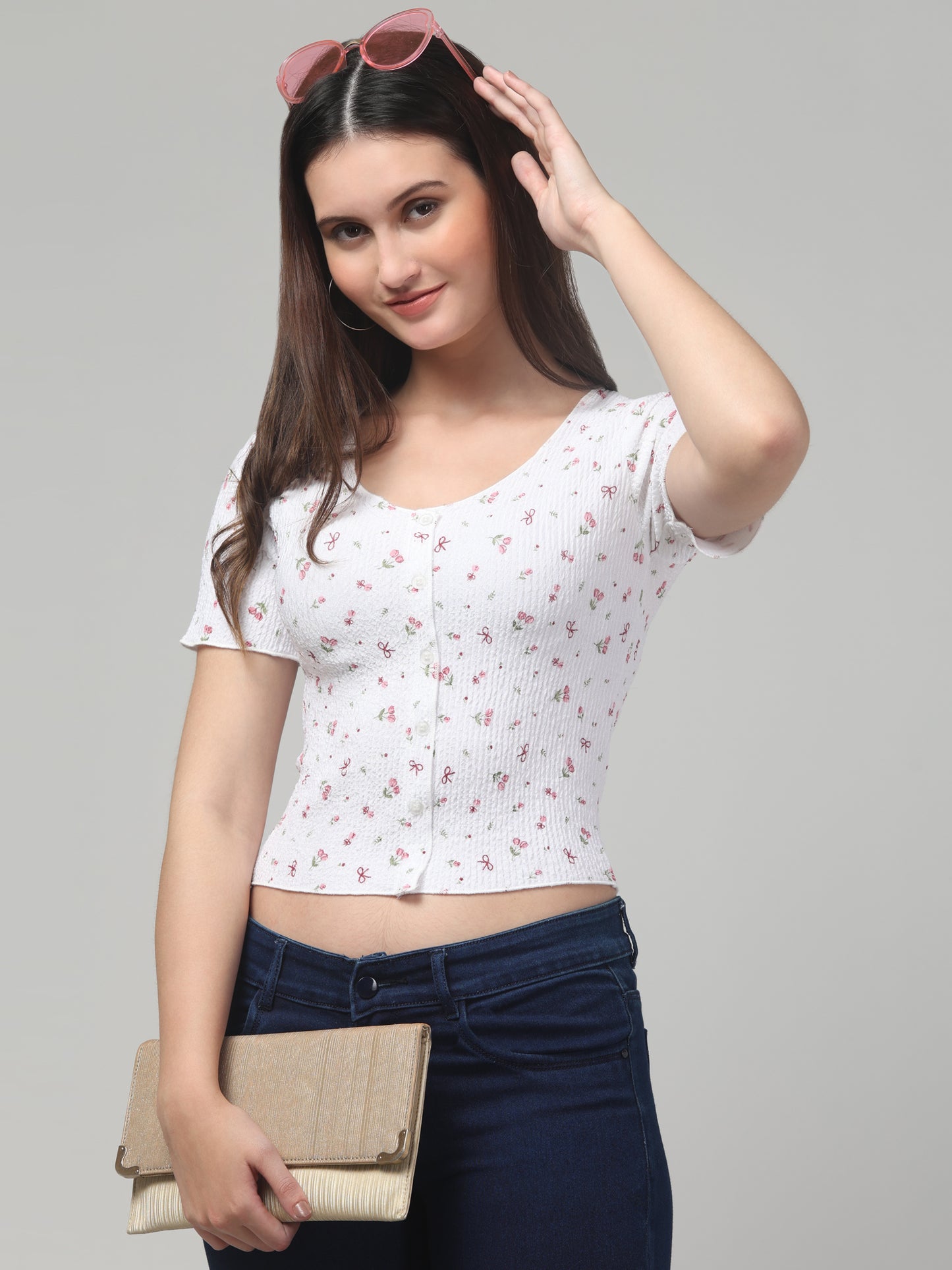 Floral Summer Top For Women