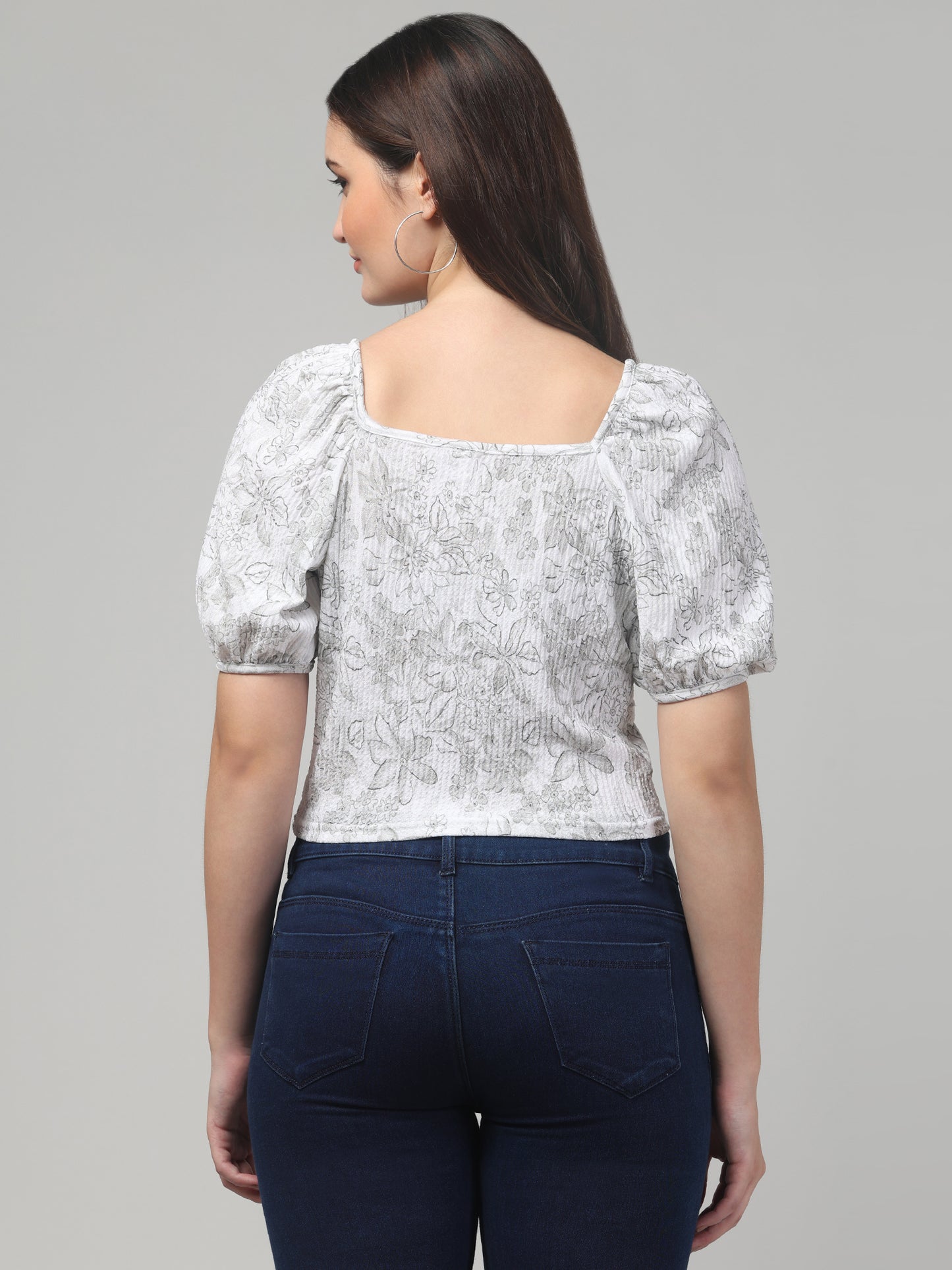 Printed Aesthetic Top For Women