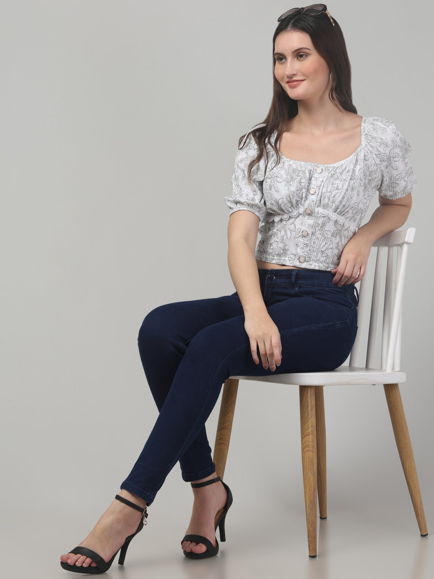 Printed Aesthetic Top For Women