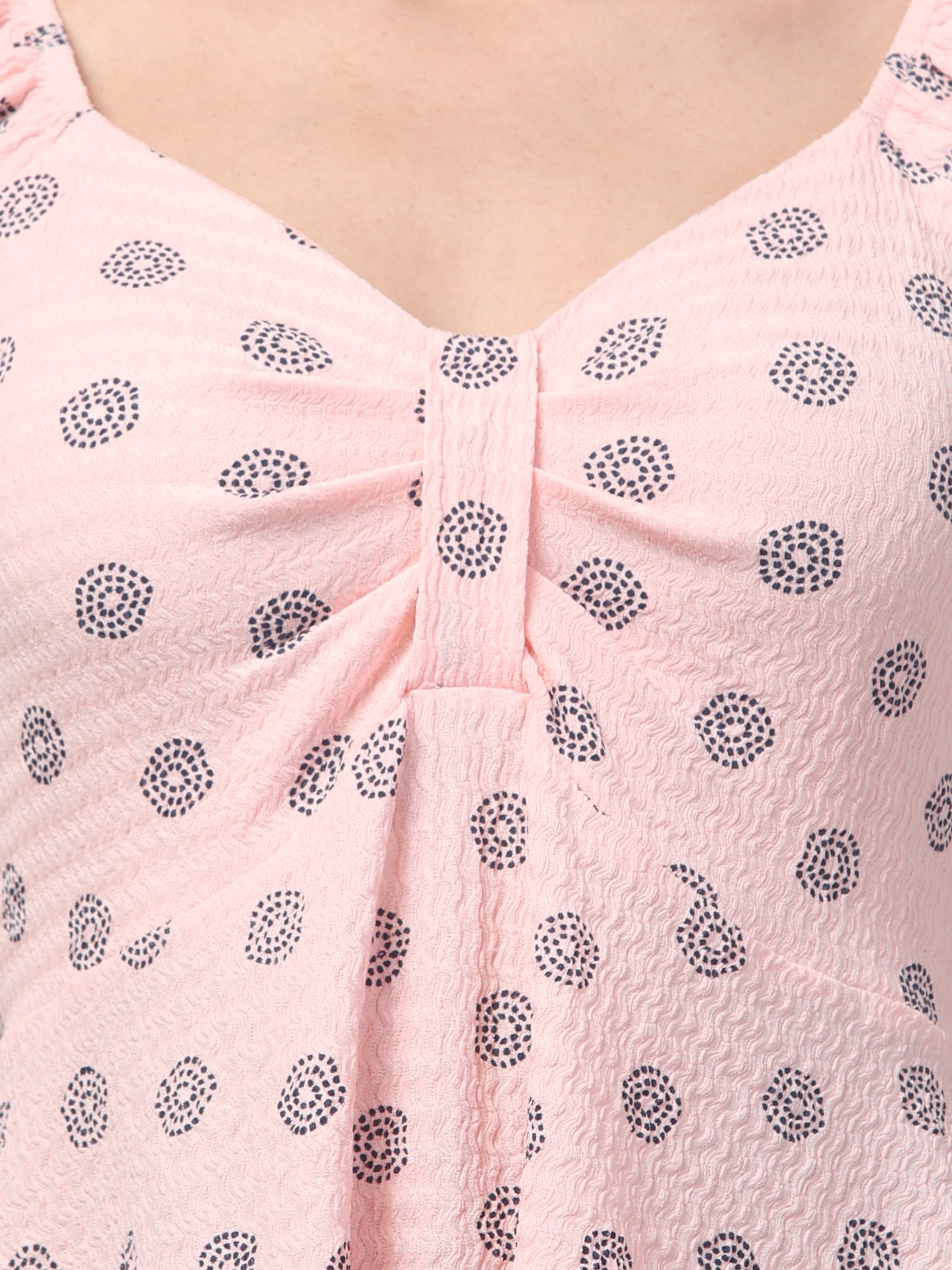 Cute Half Sleeve Fitted Top For Womens