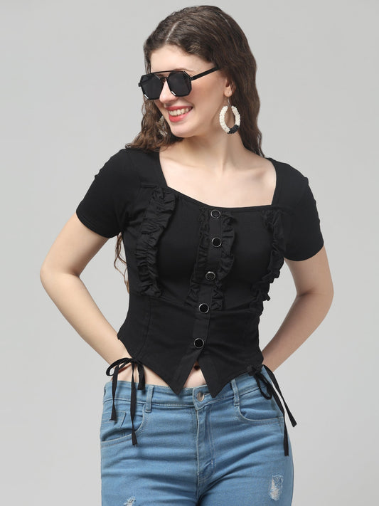 Corset Style Top For Womens